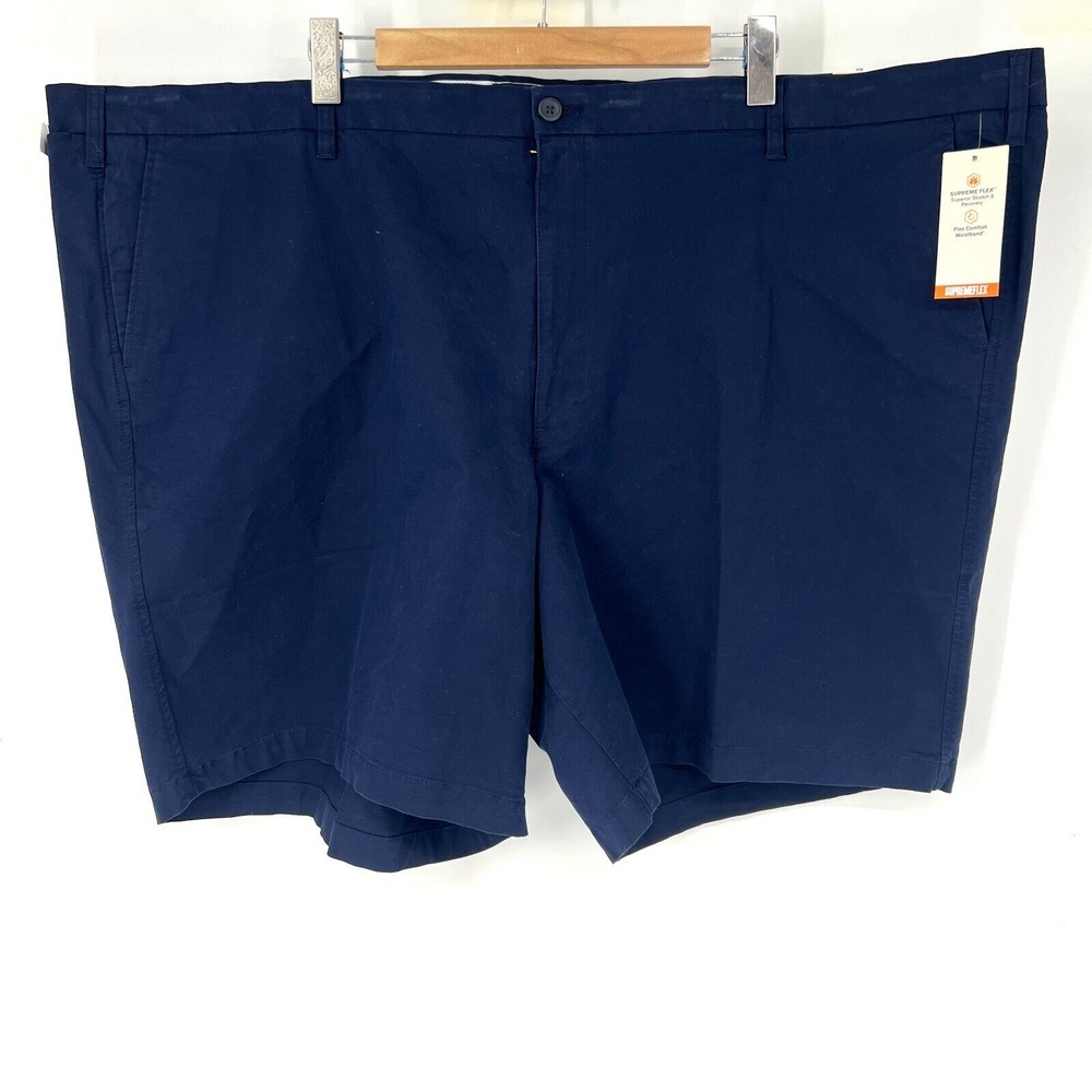 Dockers Ultimate 9.5" Shorts Big &Tall With Supreme Flex Mens W58 Pembroke‎ Blue